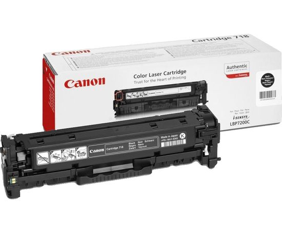 Картридж Canon 718 (тонер-картридж черный) Black (2662B002)