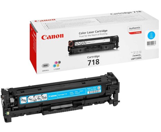 Картридж Canon 718 (тонер-картридж голубой) Cyan (2661B002)