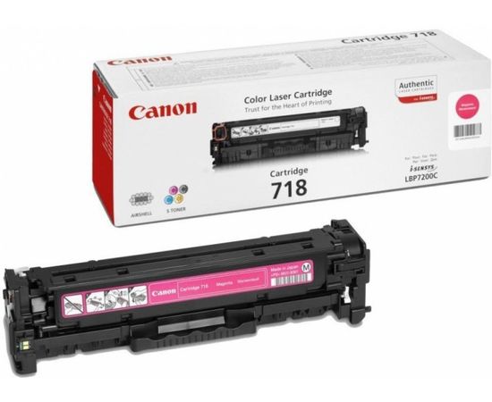 Картридж Canon 718 (тонер-картридж пурпурный) Magenta (2660B002)