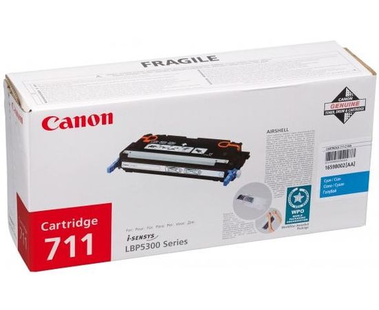 Картридж Canon 711 (тонер-картридж голубой) Cyan (1659B002)