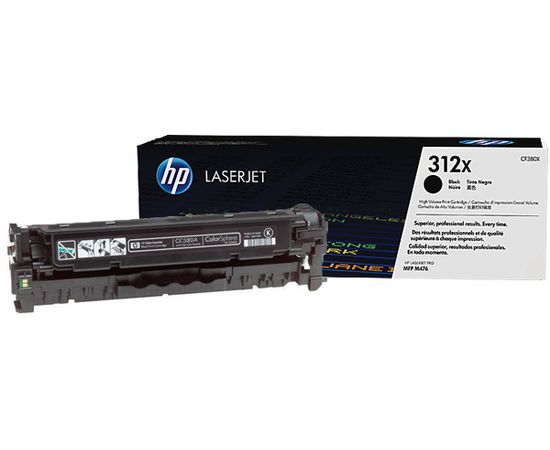 Картридж HP 312X (тонер-картридж черный повышенной емкости) Black (CF380X)
