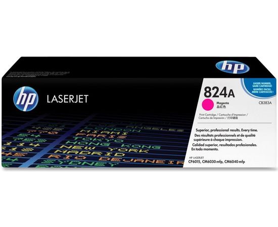 Картридж HP 824A (тонер-картридж пурпурный) Magenta (CB383A)