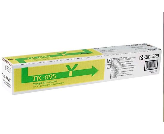 Картридж KYOCERA TK-895Y (тонер-картридж желтый) Yellow (1T02K0ANL0)