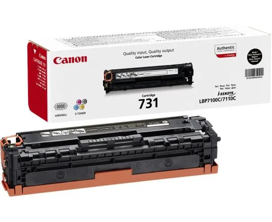 Картридж Canon 731BK (тонер-картридж черный) Black (6272B002)