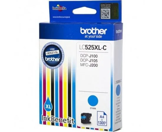 Brother LC525XLC (чернильный картридж голубой) Cyan