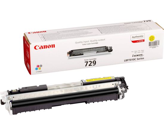 Картридж Canon 729 (тонер-картртидж желтый) Yellow (4367B002)