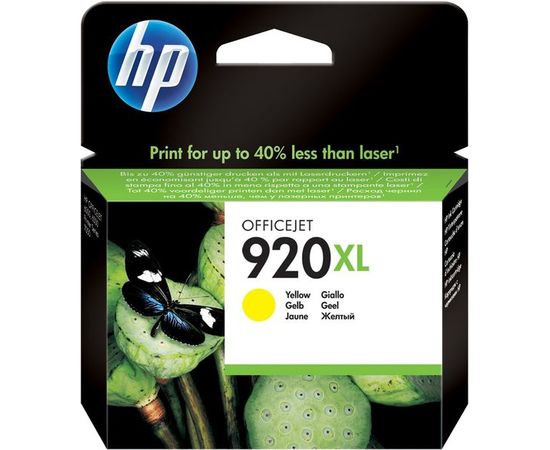 Картридж HP №920 XL, желтый, повышенной емкости (CD974AE)