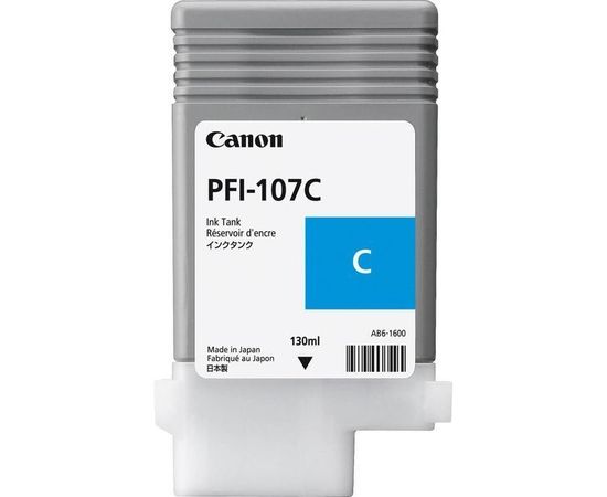 Canon PFI-107 C (чернильный картридж голубой) Cyan (6706B001)