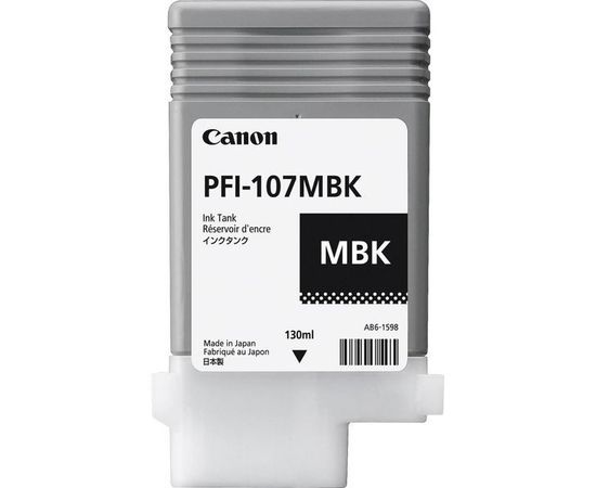 Canon PFI-107 MBK (чернильный картридж матовый черный) Matt Black (6704B001)