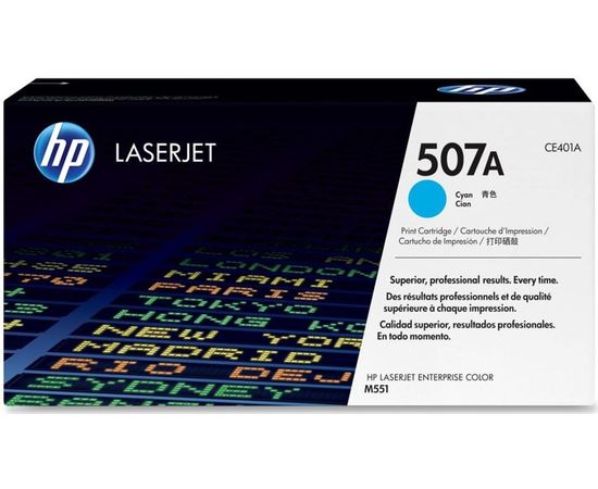 Картридж HP 507A (тонер-картридж голубой) Cyan (CE401A)