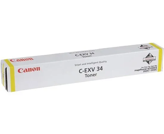 Картридж Canon C-EXV34Y (тонер-картридж желтый) Yellow (3785B002)