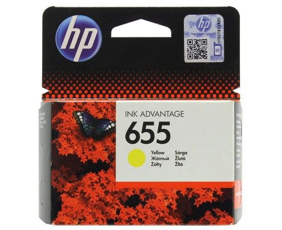 Картридж HP №655, Yellow (CZ112AE)