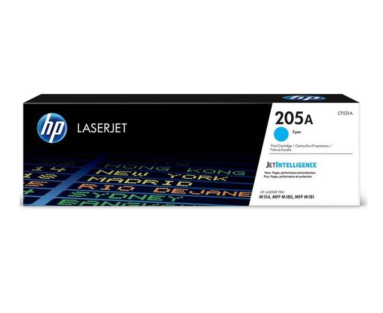 Картридж HP 205A (тонер-картридж голубой) Cyan (CF531A)