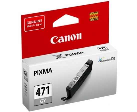 Картридж Canon CLI-471 GY (чернильный картридж серый) Gray (0404C001)