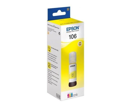 Чернила Epson 106 (желтые) Yellow, 70мл (C13T00R440)