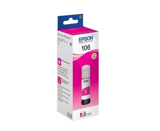 Чернила Epson 106 (пурпурные) Magenta, 70мл (C13T00R340)