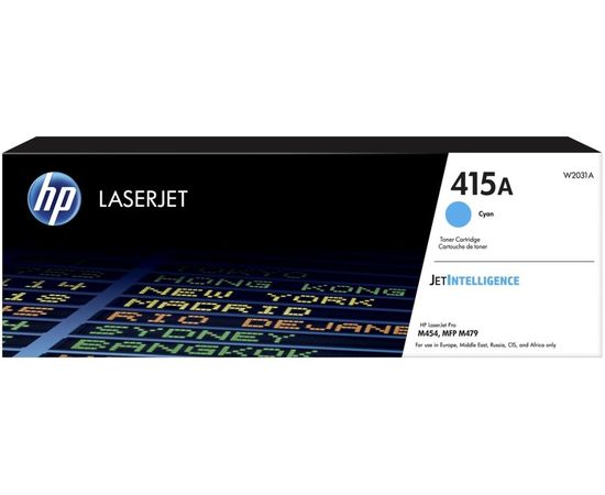 Картридж HP 415A (тонер-картридж голубой) Cyan (W2031A)