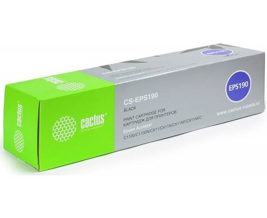 Картридж Epson AcuLaser C1100/CX11 Black (Cactus) (CS-EPS190)