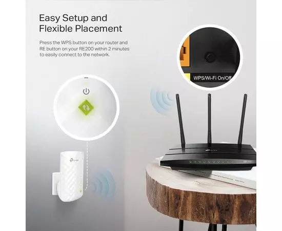 Усилитель Wi-Fi сигнала TP-Link RE200, фото 5