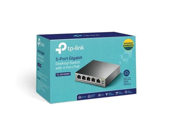 Коммутатор TP-Link TL-SG1005P, фото 4