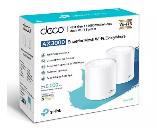 Mesh-система TP-Link Deco X60(2-pack), фото 2