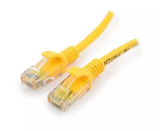 Патч-корд 0,25м. UTP 5e (Cablexpert) желтый, медь (PP10-0.25M/Y), фото 2