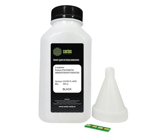 Тонер + чип Pantum TL-420X, Black (Cactus) (CS-RK-TL-420X), фото 2