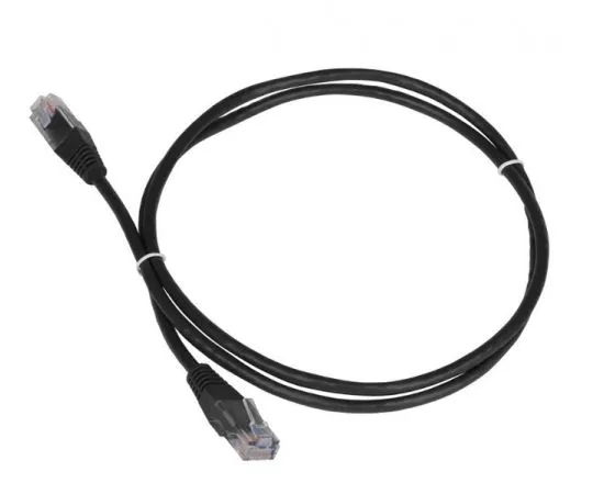 Патч-корд 7м. UTP 5e (Lanmaster) черный, медь (TWT-45-45-7.0-BK)
