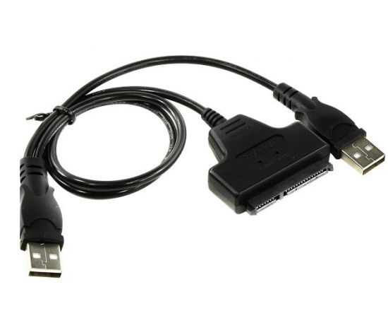 Переходник USB2.0 -> SATA SSD и HDD 2.5" (Espada) PAUB023