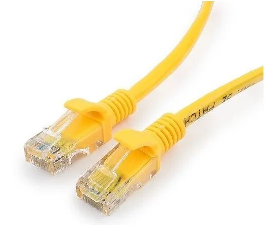 Патч-корд 0,5м. UTP 5e (Cablexpert) желтый, медь (PP10-0.5M/Y)