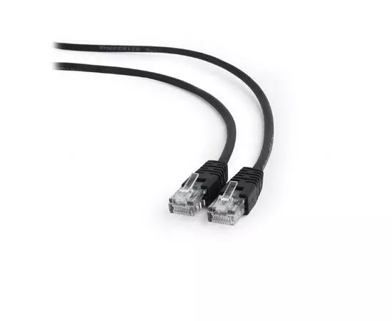 Патч-корд 3м. UTP 5е (Gembird) черный (PP12-3M/BK), фото 2