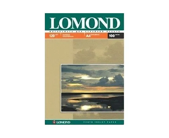 Фотобумага A4 120г/м2, 100 листов, матовая (Lomond) (0102003)