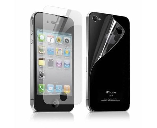 Защитная пленка для iPhone 4/4S 3D Diamond (двухсторонняя, Sertec)