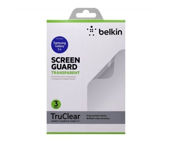 Защитная пленка для Samsung Galaxy S4 BELKIN Screen Overlay Clear 3in1 (F8M596vf3)