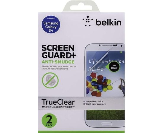 Защитная пленка для Samsung Galaxy S4 BELKIN Screen Overlay Anti-Smudge 2in1 (F8M597vf2)