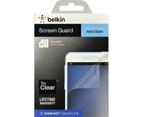 Защитная пленка для Samsung Galaxy S3 BELKIN Screen Overlay Matte 3in1 (F8N847cw3)