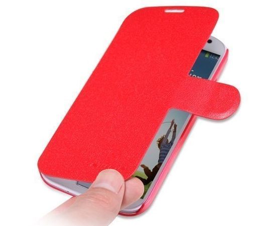 Чехол для Samsung I9500 NILLKIN Fresh Series Leather Case (Red)