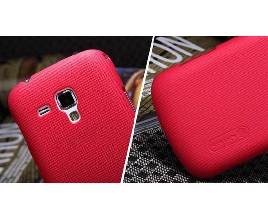 Чехол для Samsung S7562 NILLKIN Super Frosted Shield (Red), фото 2