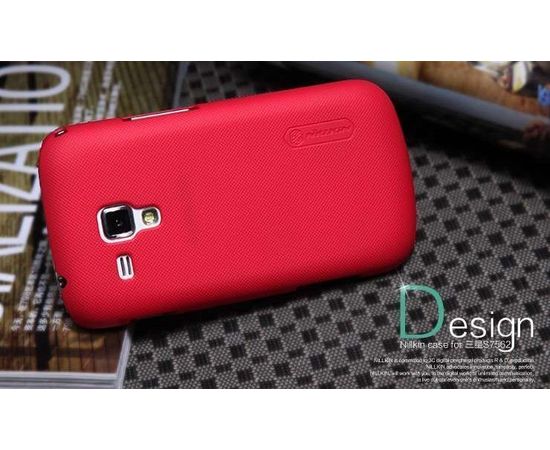 Чехол для Samsung S7562 NILLKIN Super Frosted Shield (Red), фото 3