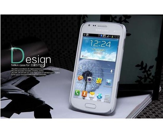 Чехол для Samsung S7562 NILLKIN Super Frosted Shield (White)