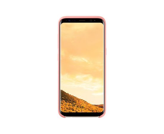 Чехол для Samsung Galaxy S8 Silicone Cover (розовый) (EF-PG950TPEGRU)