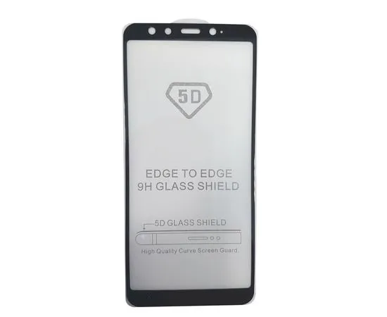 Защитное стекло для Xiaomi Mi A2 5D (Borasco, черное) (34619)