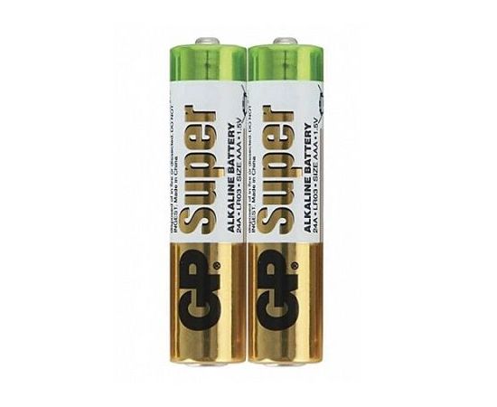 Батарейка (размер AAA, LR03) GP LR03 Super - упаковка 2шт, цена за 2шт, эконом.упаковка (GP 24A-OS2)
