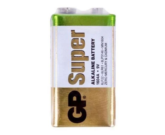 Батарейка Krona GP Super (9V) эконом. упаковка (GP 1604A-5S1)
