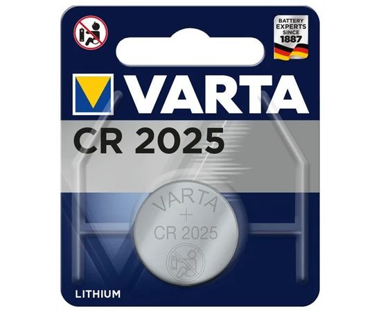 Батарейка CR2025 Varta (VR CR2025/1BL)