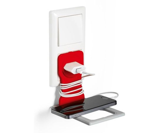 Подставка для мобильного телефона Durable 7735-03 Varicolor, красный/серый