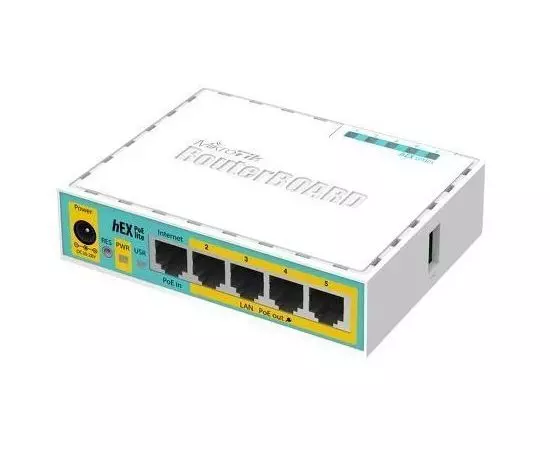 Роутер Mikrotik hEX PoE lite (RB750UPr2)