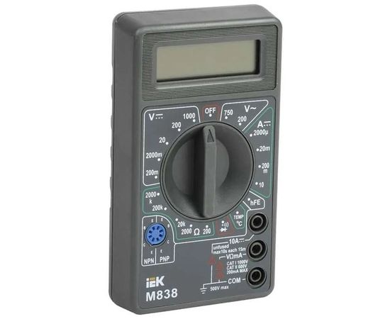 Мультиметр цифровой IEK TMD-2S-838 (Universal M838)