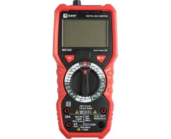 Мультиметр цифровой EKF Expert (MS18C) (In-180701-pm18C)