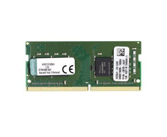 Оперативная память для ноутбука 4Gb DDR4-2133MHz (Kingston) (KVR21S15S8/4)